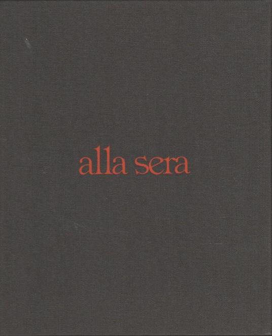 Alla sera - copertina