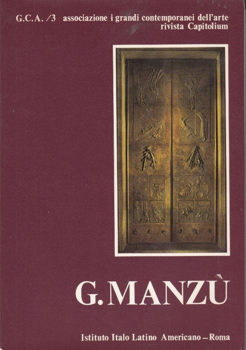 Giacomo Manzù, i grandi contemporanei dell'arte rivista capitolium 3 - copertina