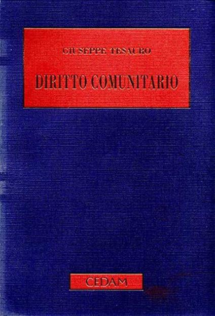 Diritto comunitario - Giuseppe Tesauro - copertina