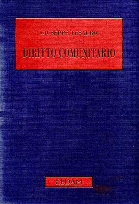 Diritto comunitario - Giuseppe Tesauro - copertina