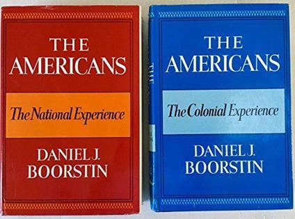 Americans: The National Experience Vol. 1 e 2 - Daniel J. Boorstin - copertina