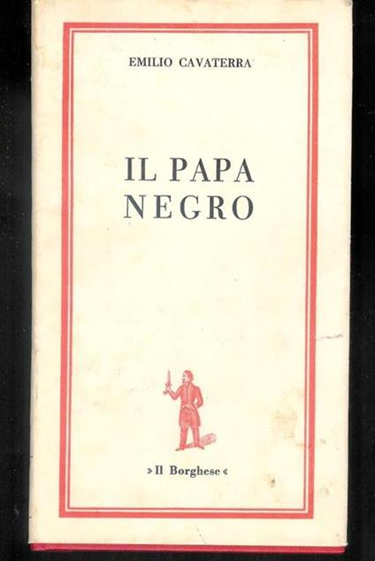 Il Papa negro - Emilio Cavaterra - copertina