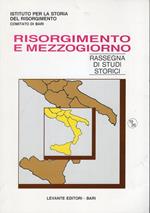 Risorgimento e Mezzogiorno rassegna di studi storici ( numero doppio 19/20) Anno X n. 1 e 2 Dic. 1999