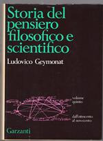 Storia del Pensiero filosofico e scientifico Volume Quinto - Dall'Ottocento al Novecento
