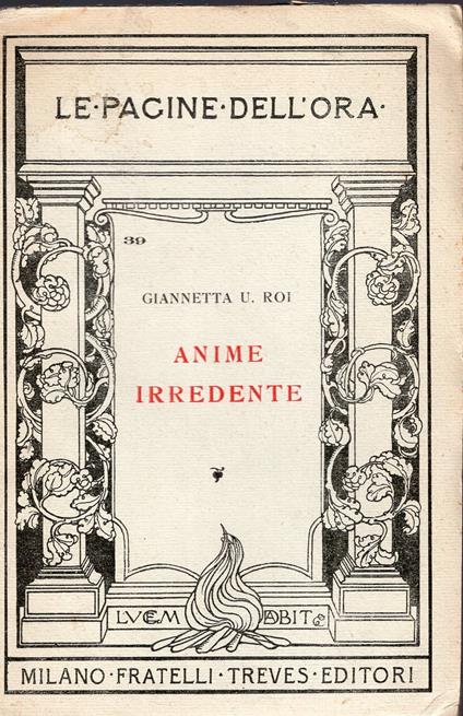 Anime irredente - copertina