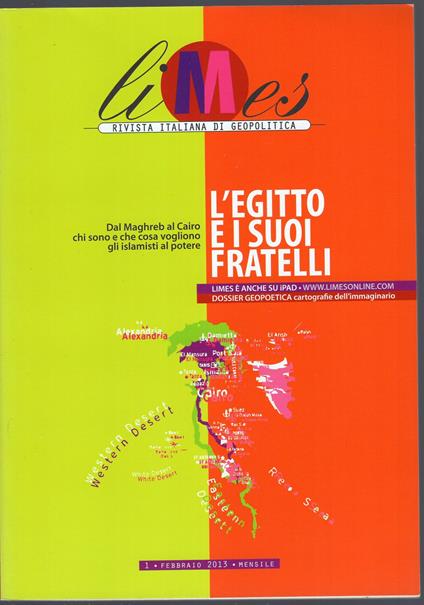 Limes. Rivista italiana di geopolitica. n.2/2013 : L'Egitto e i suoi fratelli - copertina