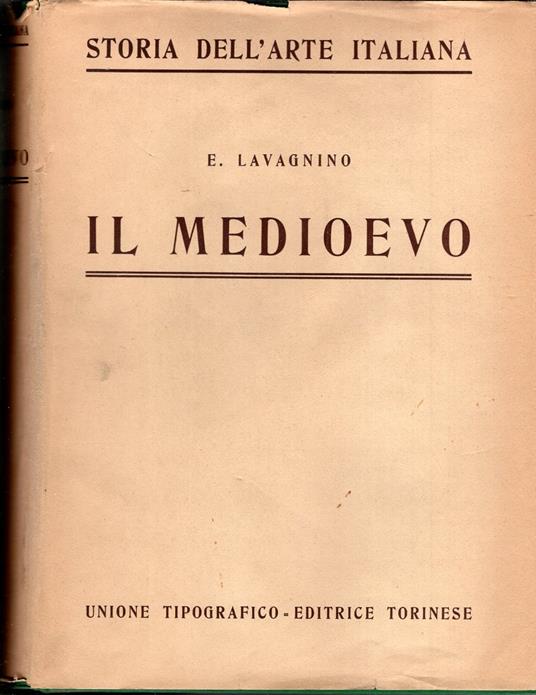 Il Medioevo - Emilio Lavagnino - copertina