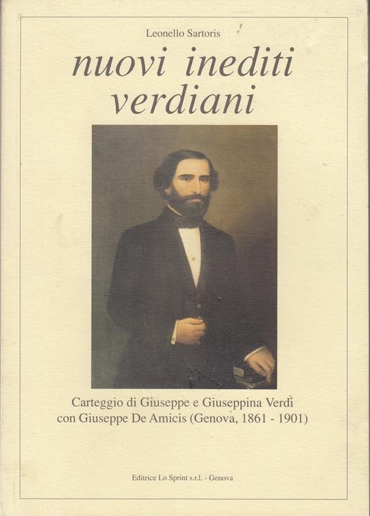Nuovi inediti verdiani - Leonello Sartoris - copertina