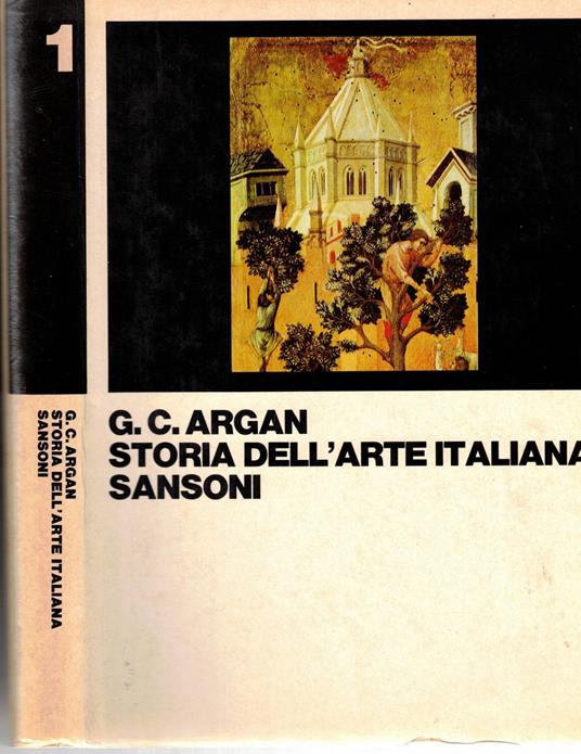 Storia Dell'Arte Italiana - Giulio C. Argan - copertina