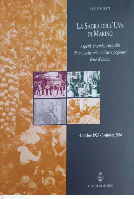 la sagra dell'uva di Marino - copertina