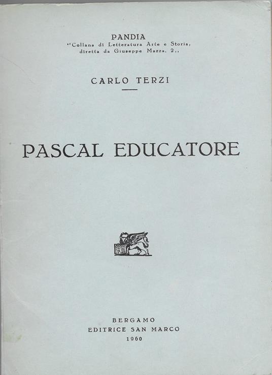Pascal Educatore - copertina