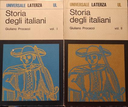 Storia degli italiani - Giuliano Procacci - copertina