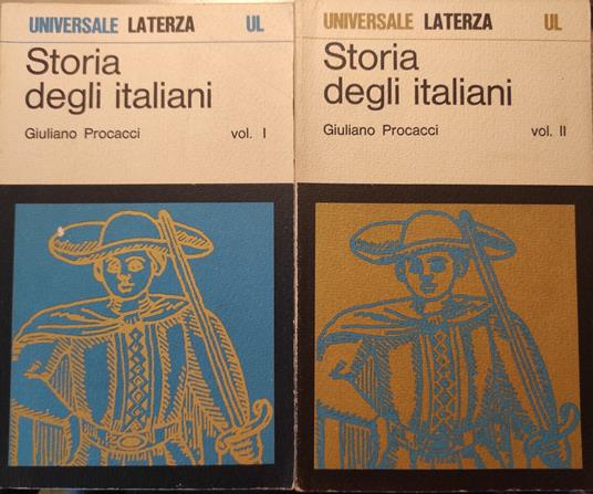 Storia degli italiani - Giuliano Procacci - copertina