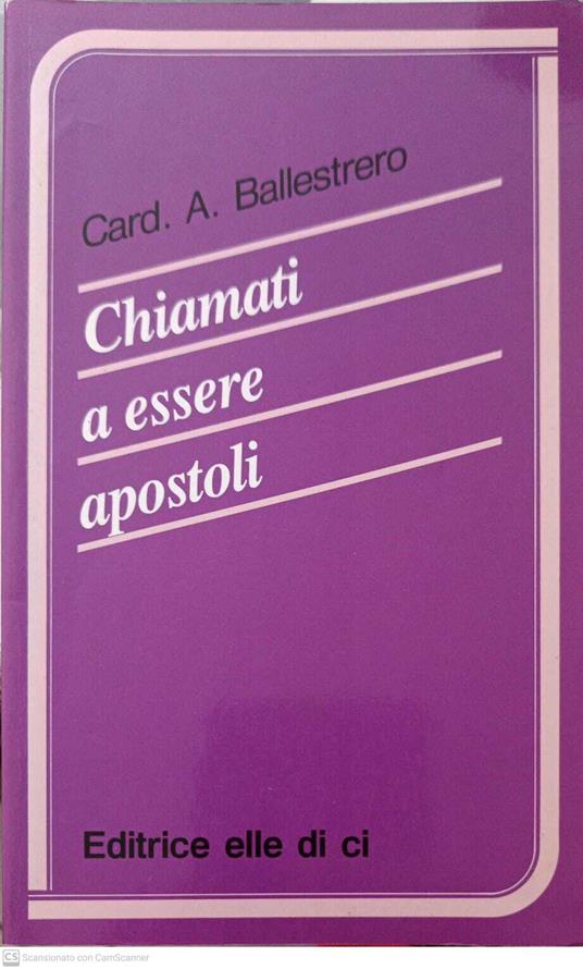 Chiamati per essere apostoli - copertina