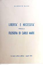 LIbertà e necessità nella filosofia di Carlo Marx