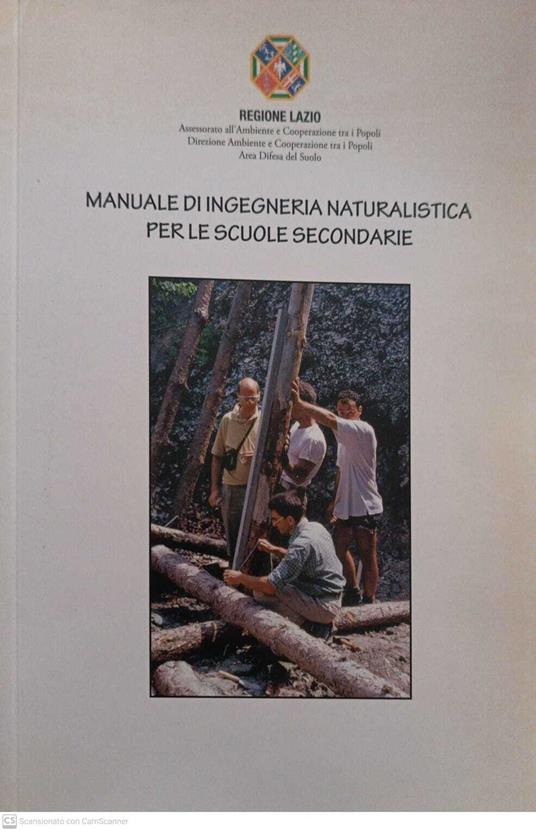manuale di ingegneria naturalistica per le scuole secondarie - copertina