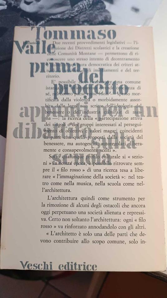 Prima del progetto appunti per un dibattito sulla scuola - copertina