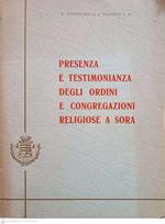 presenza e testimonianza degli ordini e congrezioni religiose a Sora