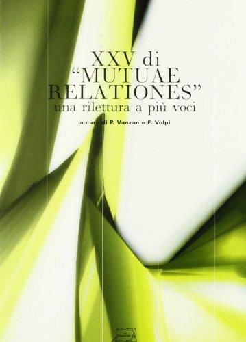 Venticinquesimo di «mutuae relationes». Una rilettura a più voci - copertina