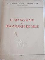 Le 180 biografie dei bergamaschi dei Mille