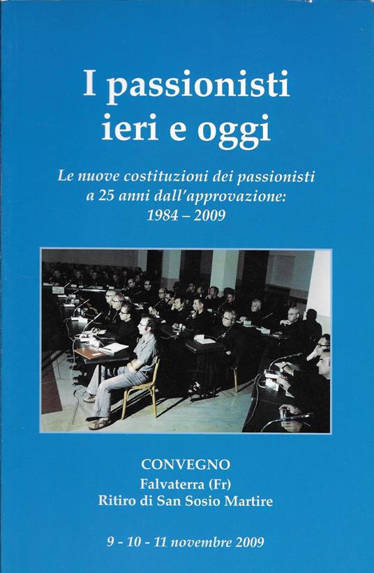 I Passionisti Ieri E Oggi - copertina