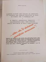 Ragioni e fatti che viziano ed inficia la validità del pseudo trattato di pace di parigi del 10 febbraio 1947