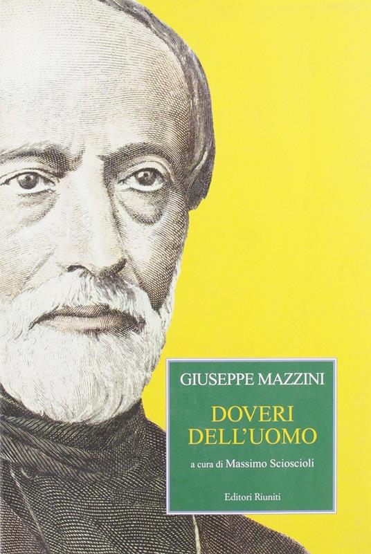 Dei doveri dell'uomo - Giuseppe Mazzini - copertina