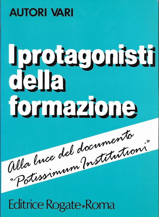 I Protagonisti Della Formazione - copertina