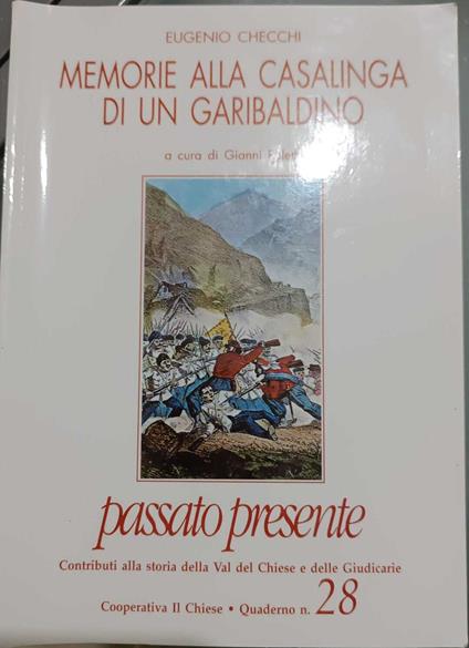 Memorie alla casalinga di un Garibaldino - E. Checchi - copertina