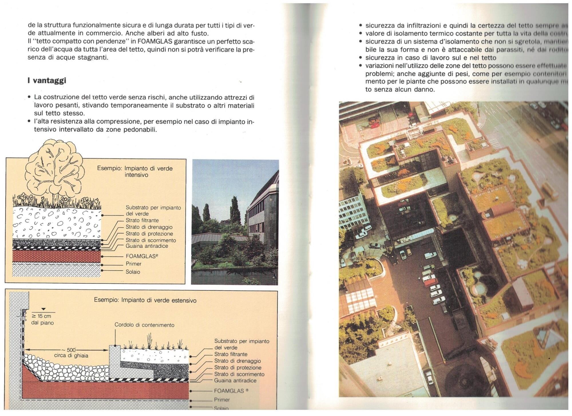 Tetto verde. Copertura piana progettata e realizzata a verde