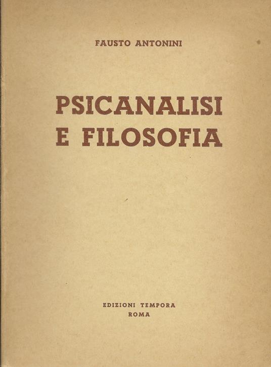 Psicanalisi E Filosofia - copertina