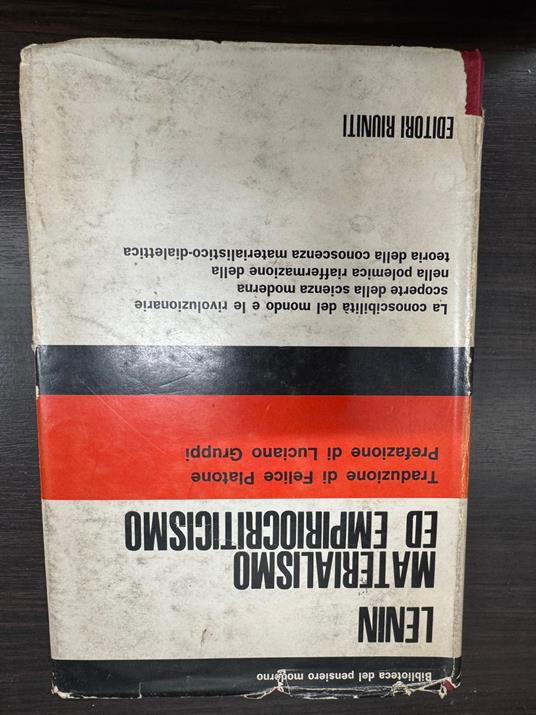Materialismo Ed Empiriocriticismo - Lenin - copertina