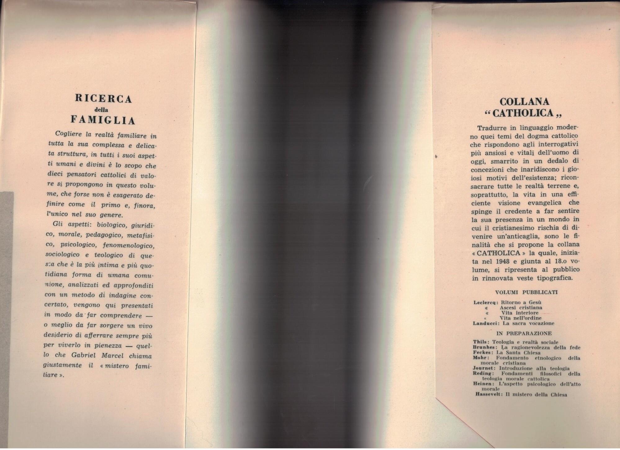 Ricerca Della Famiglia - Catholica