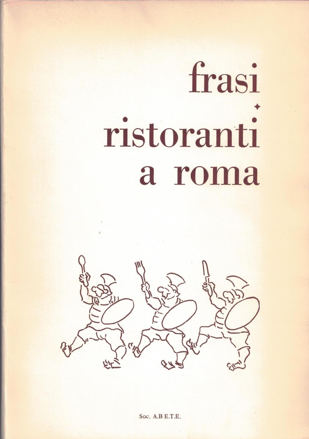Ristoranti a Roma (stampa 1980)