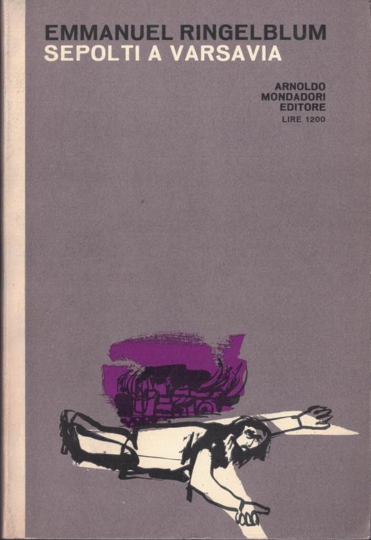 Sepolti a Varsavia - Emmanuel Ringelblum - copertina