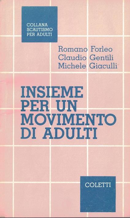 Insieme Per Un Movimento Di Adulti - copertina