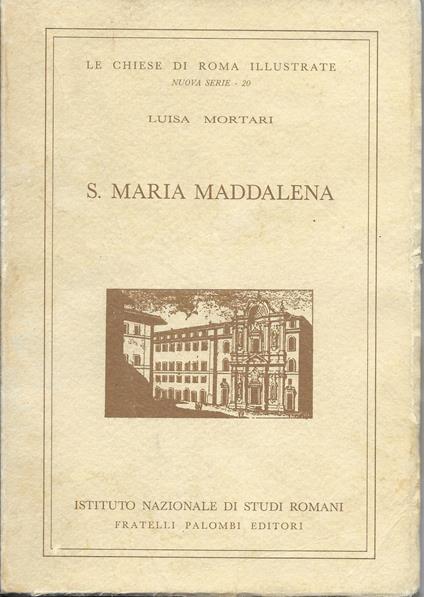 S.Maria Maddalena - Luisa Mortari - copertina