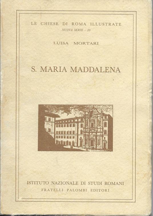 S.Maria Maddalena - Luisa Mortari - copertina