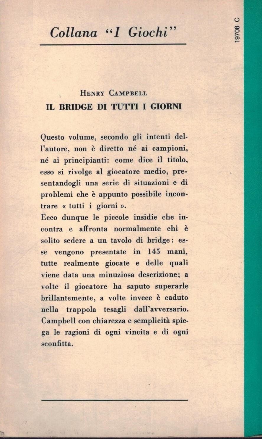 Il bridge di tutti i giorni