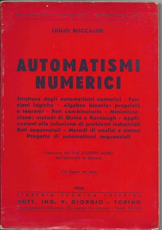 Automatismi Numerici - Edilio Boccaleri - copertina