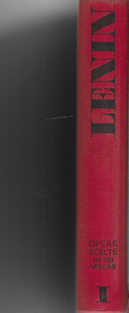 V. Lenin Opere Scelte Volume 1 - Lenin - copertina