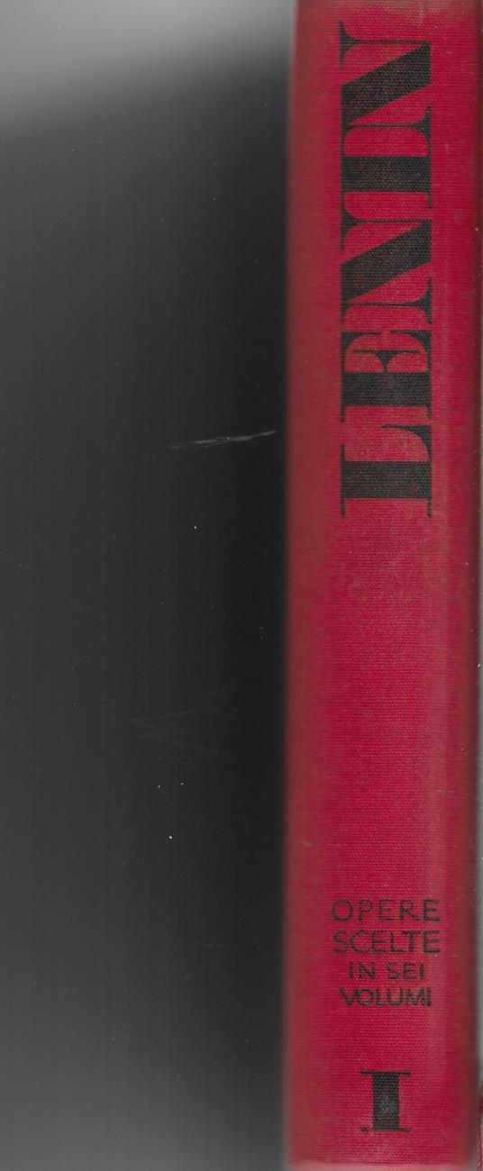 V. Lenin Opere Scelte Volume 1 - Lenin - copertina