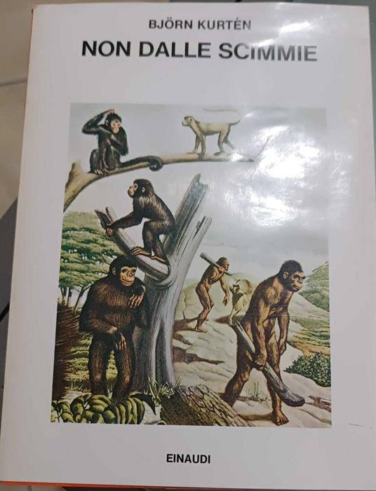 Non dalle scimmie - Björn Kurtén - copertina