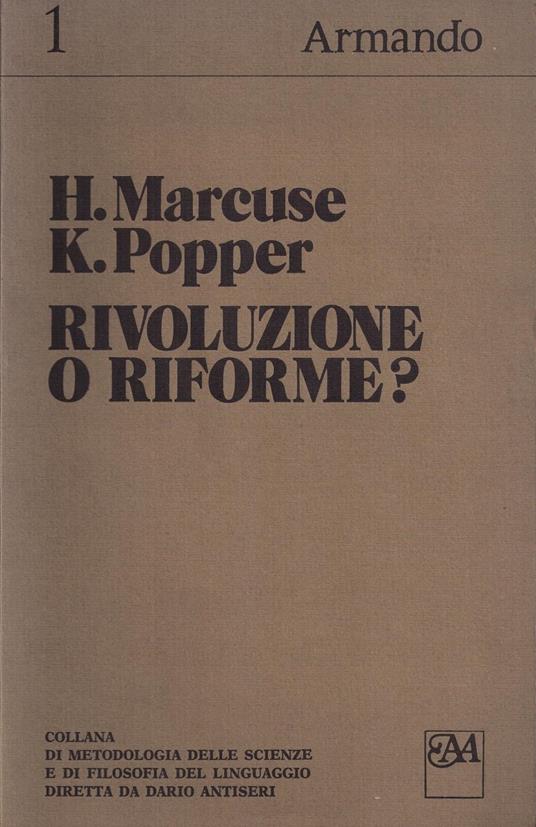 Rivoluzione o riforme? Un confronto - copertina