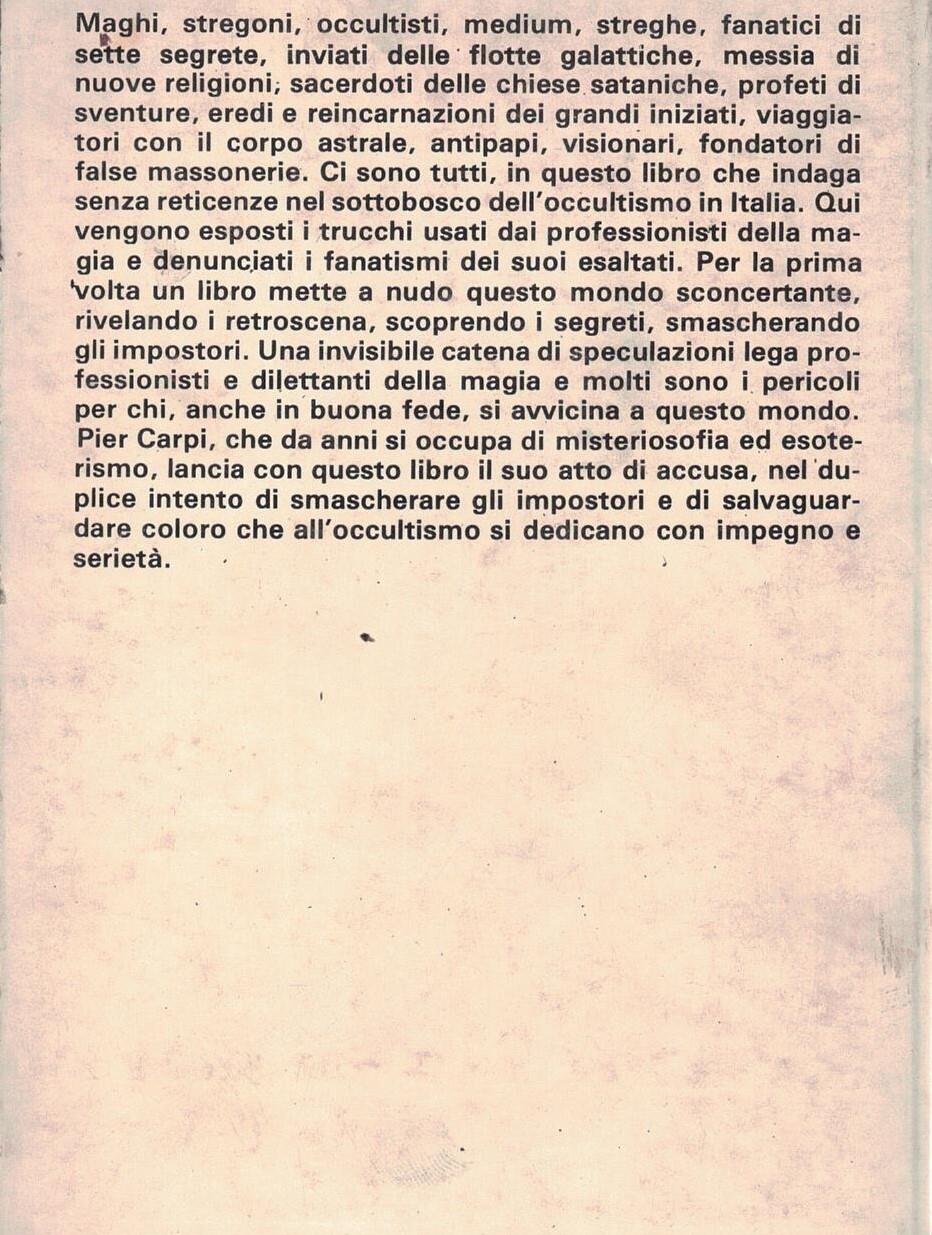 I mercati dell'occulto