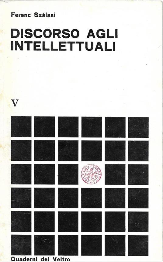 Discorso Agli Intellettuali - copertina
