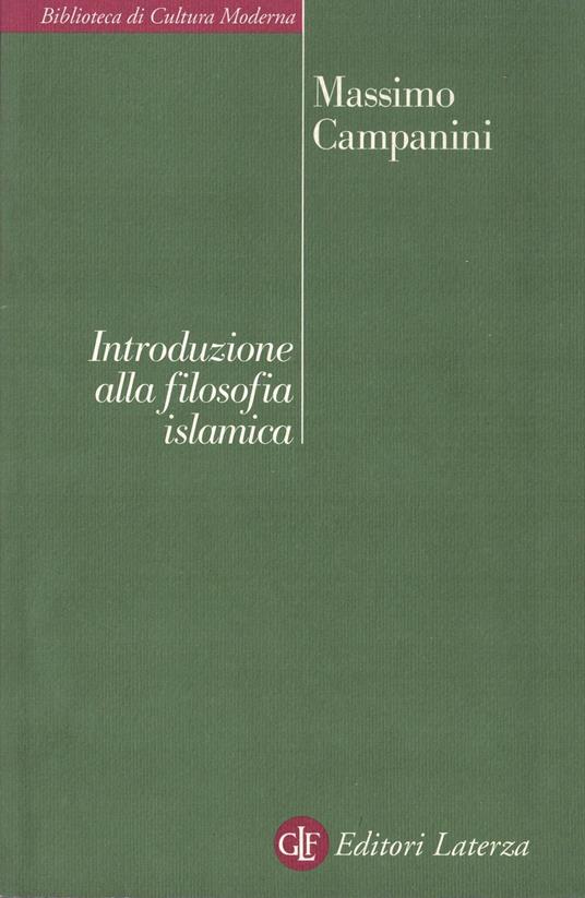 Introduzione alla filosofia islamica - Massimo Campanini - copertina