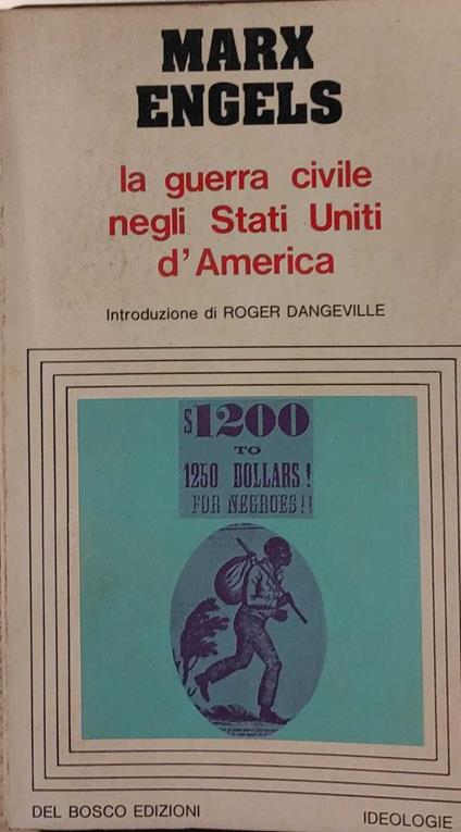 La guerra civile negli stati uniti d'america - Friedrich Engels - copertina