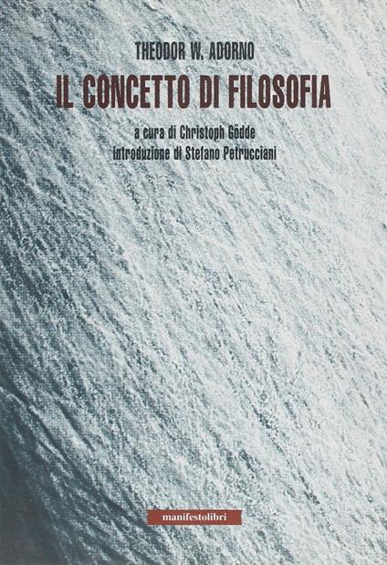 Il concetto di filosofia - copertina