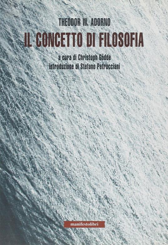 Il concetto di filosofia - copertina